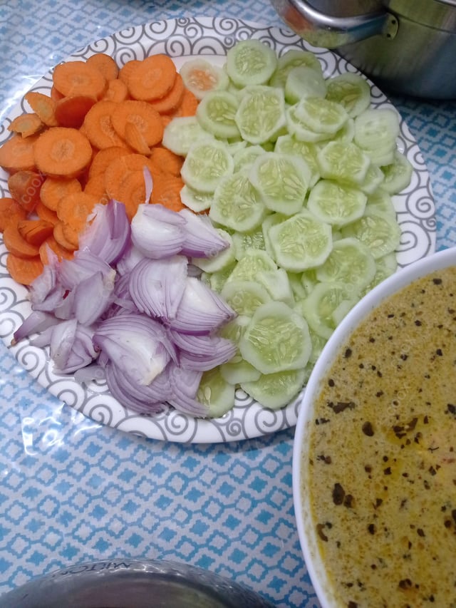 Delicious Salad, Papad prepared by COOX