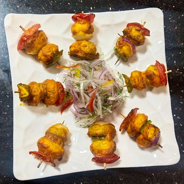 Delicious Mushroom Tikka prepared by COOX