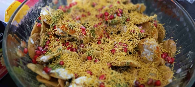 Delicious Papdi Chaat prepared by COOX