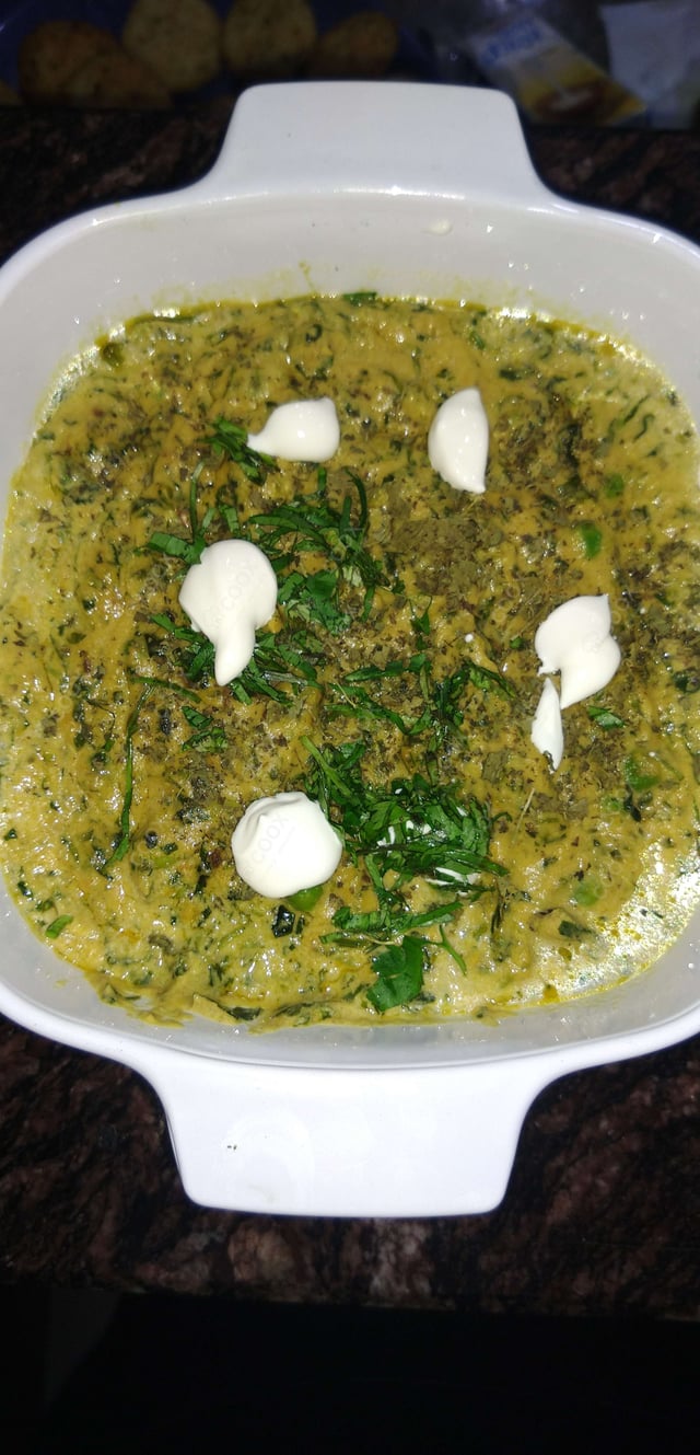 Delicious Methi Matar Malai prepared by COOX