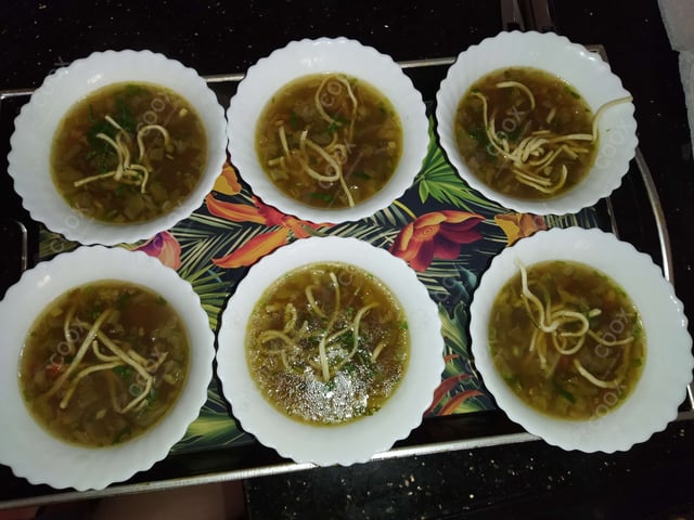 Delicious Vegetable Manchow Soup prepared by COOX