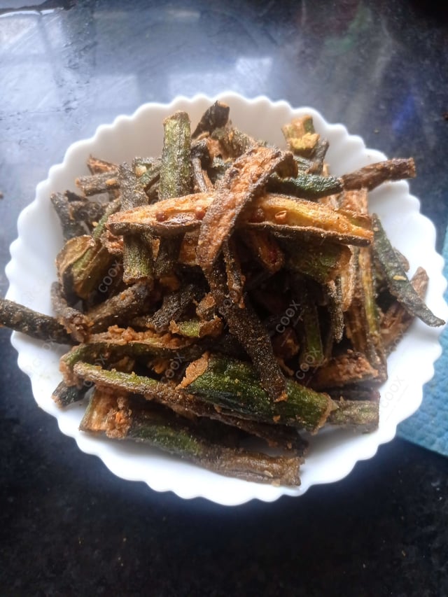 Delicious Kurkuri Bhindi prepared by COOX