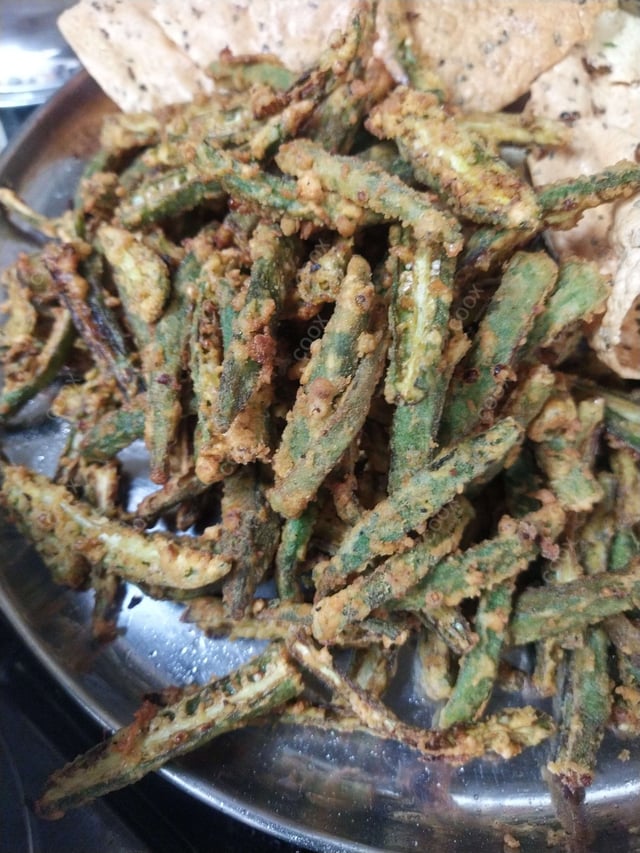 Delicious Kurkuri Bhindi prepared by COOX