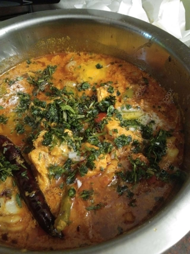 Delicious Kadhai Chicken prepared by COOX