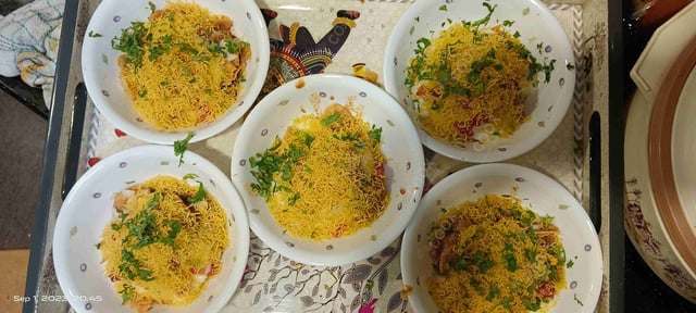 Delicious Papdi Chaat prepared by COOX