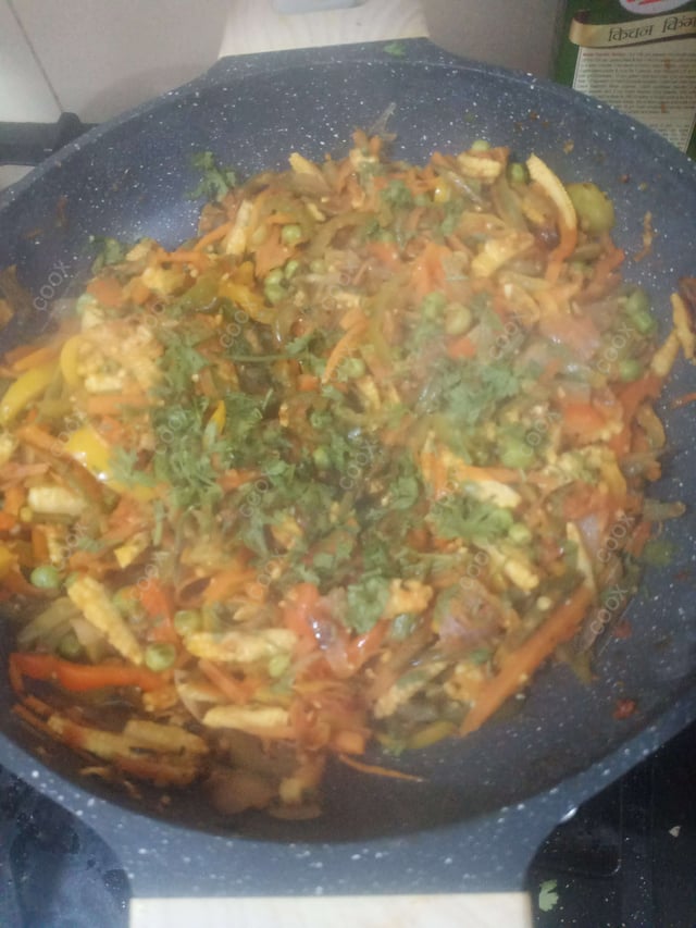 Delicious Veg Jalfrezi prepared by COOX