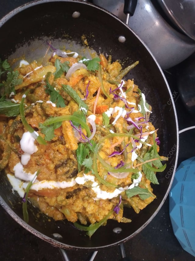 Delicious Veg Jalfrezi prepared by COOX