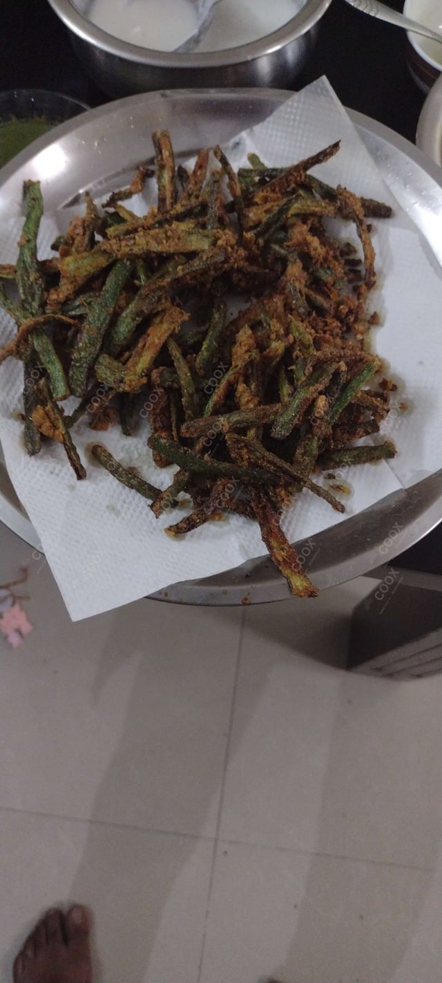 Delicious Kurkuri Bhindi prepared by COOX