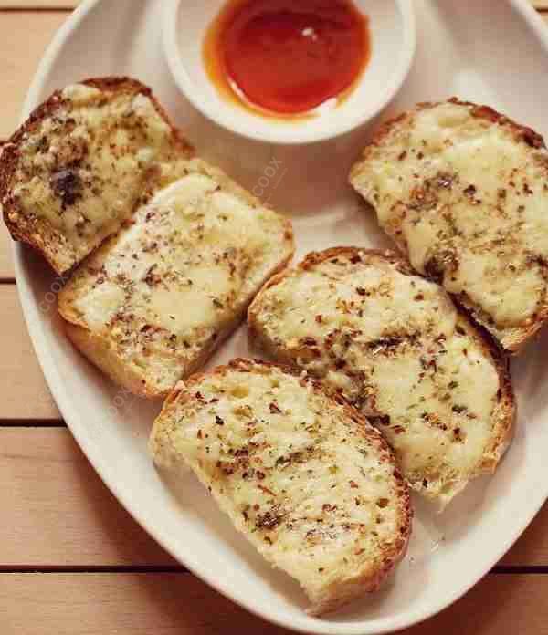 Delicious Garlic Bread with Cheese prepared by COOX