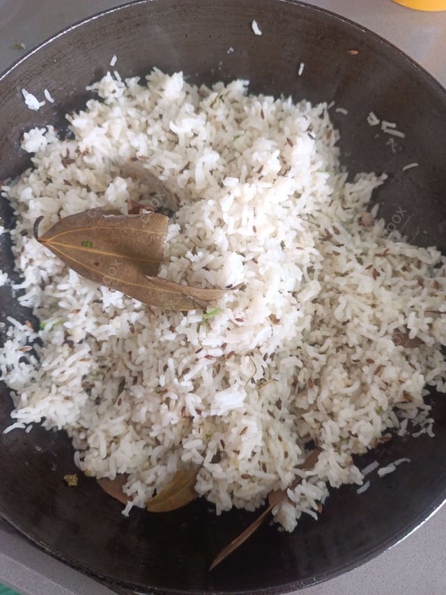 Delicious Jeera Rice prepared by COOX