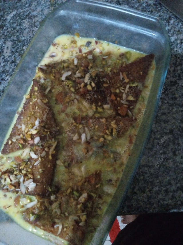 Delicious Shahi Tukda prepared by COOX