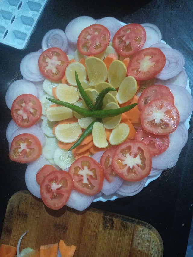 Delicious Salad, Papad prepared by COOX