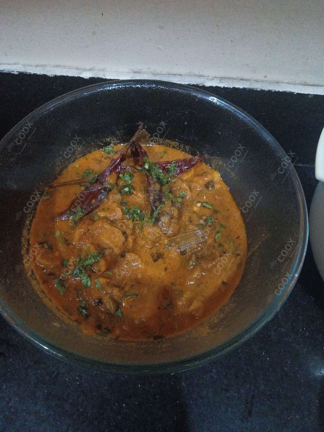 Delicious Gatte ki Sabzi prepared by COOX