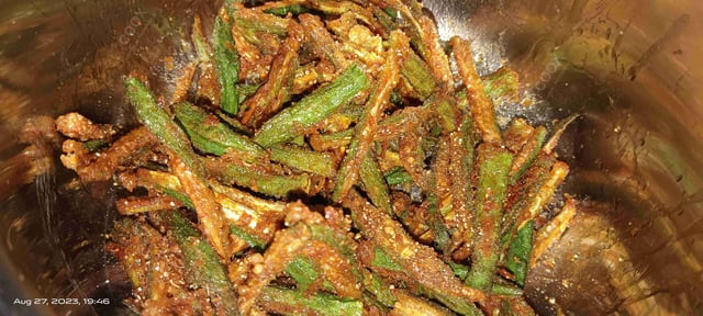 Delicious Kurkuri Bhindi prepared by COOX