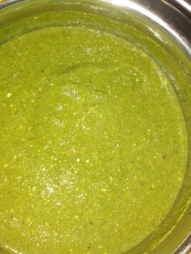 Delicious Green Chutney prepared by COOX