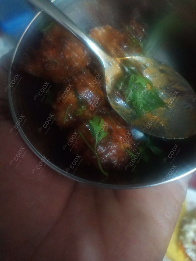 Delicious Veg Manchurian (Dry) prepared by COOX