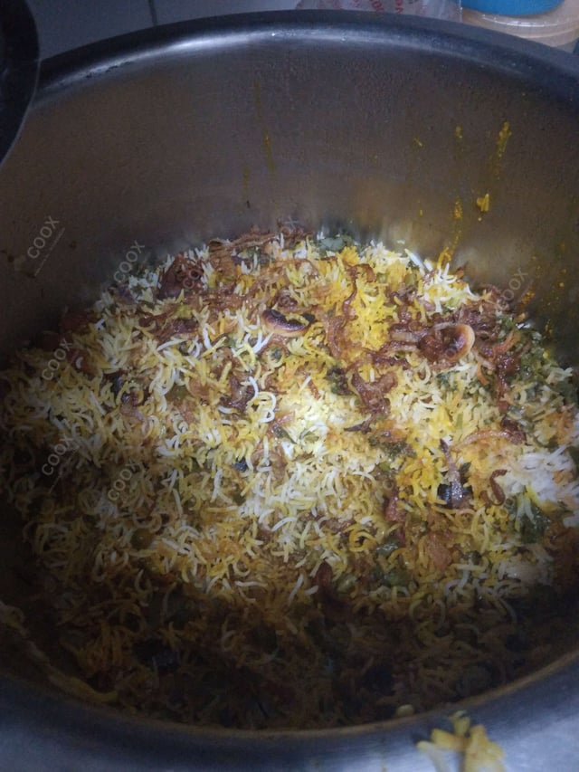 Delicious Veg Biryani prepared by COOX