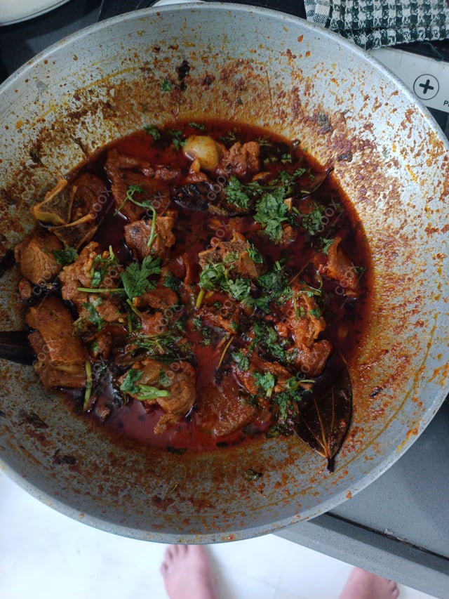 Delicious Mutton Rogan Josh prepared by COOX