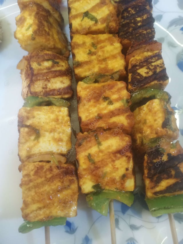 Delicious Paneer Shashlik prepared by COOX