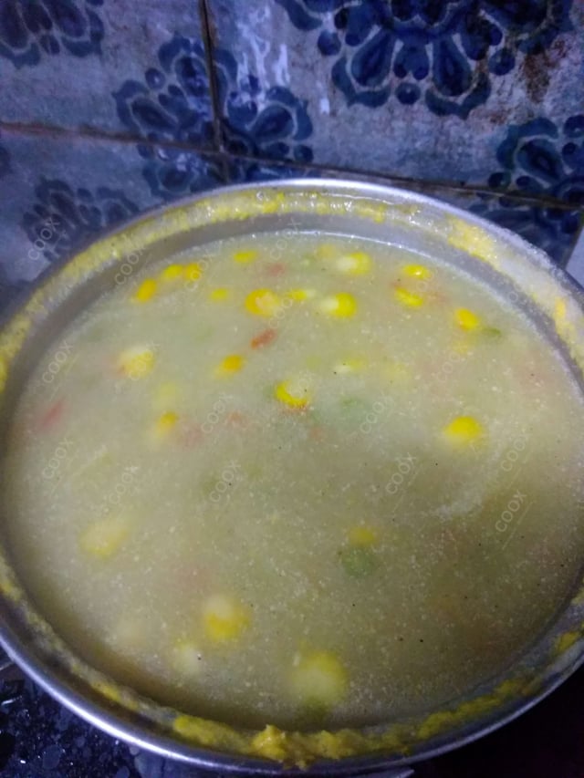 Delicious Sweet Corn Soup prepared by COOX