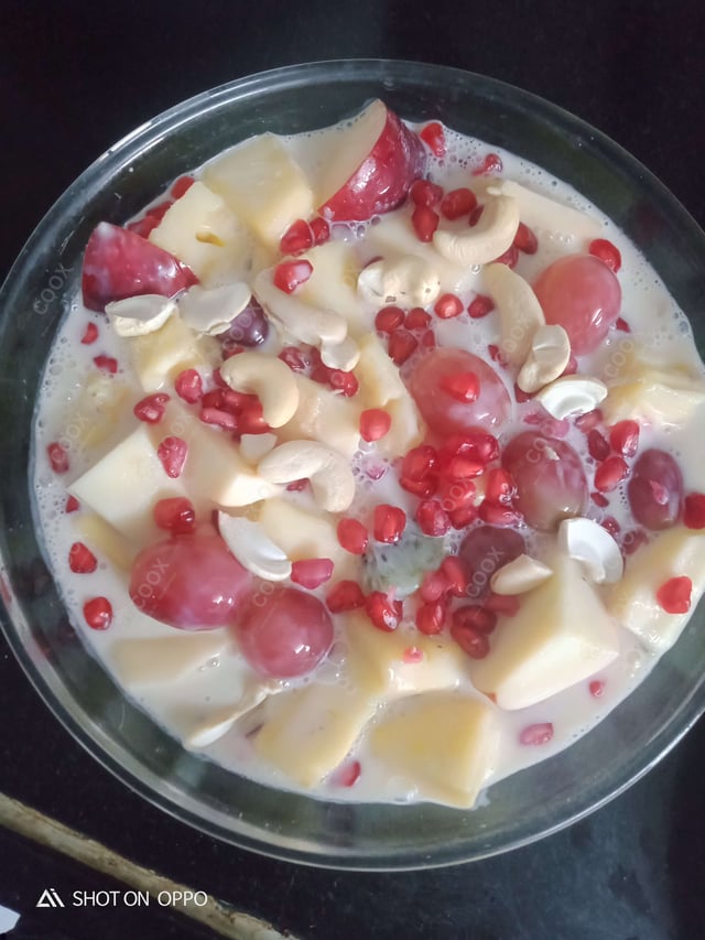 Delicious Fruit Cream prepared by COOX