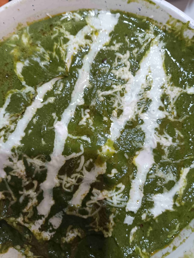 Delicious Palak Paneer prepared by COOX