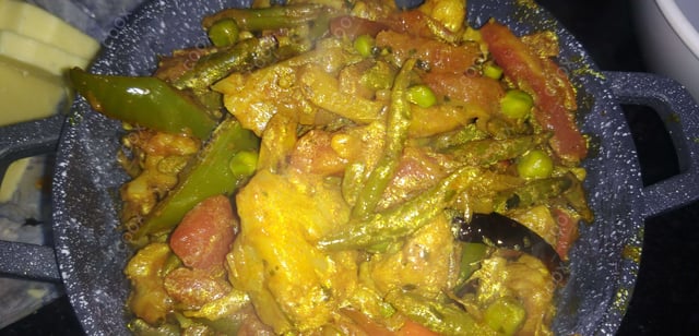 Delicious Veg Jalfrezi prepared by COOX