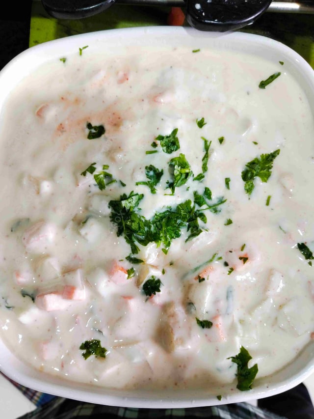 Delicious Mix Veg Raita prepared by COOX