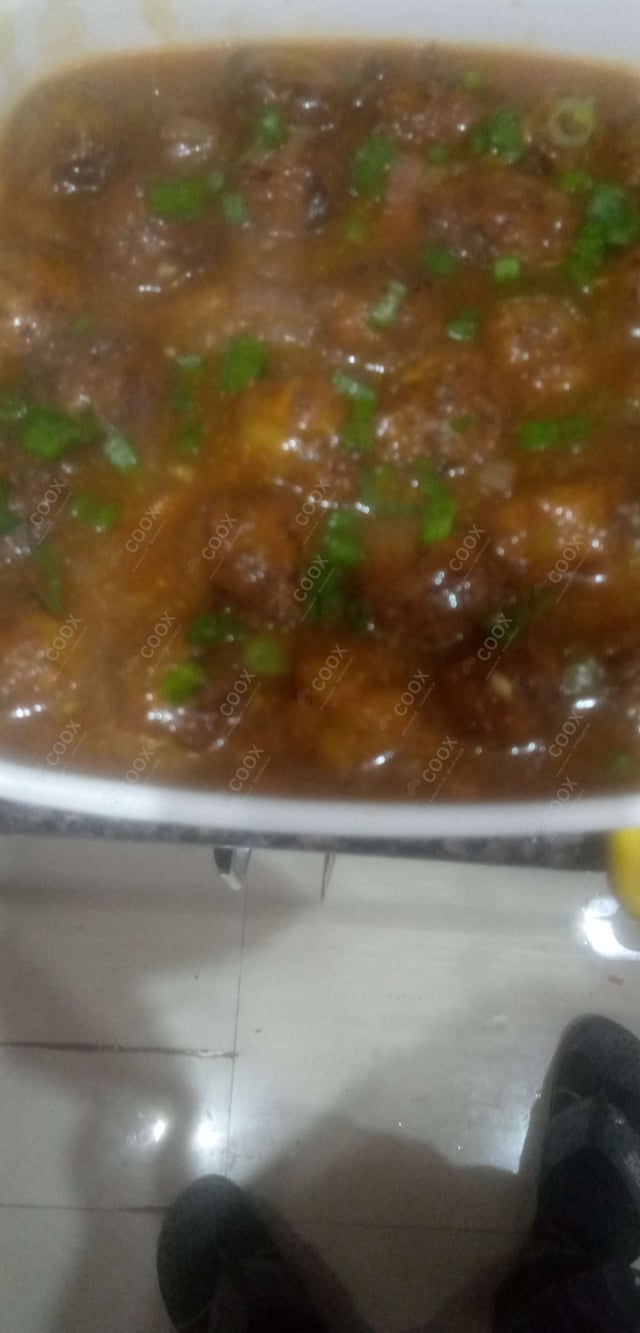 Delicious Veg Manchurian (Gravy) prepared by COOX