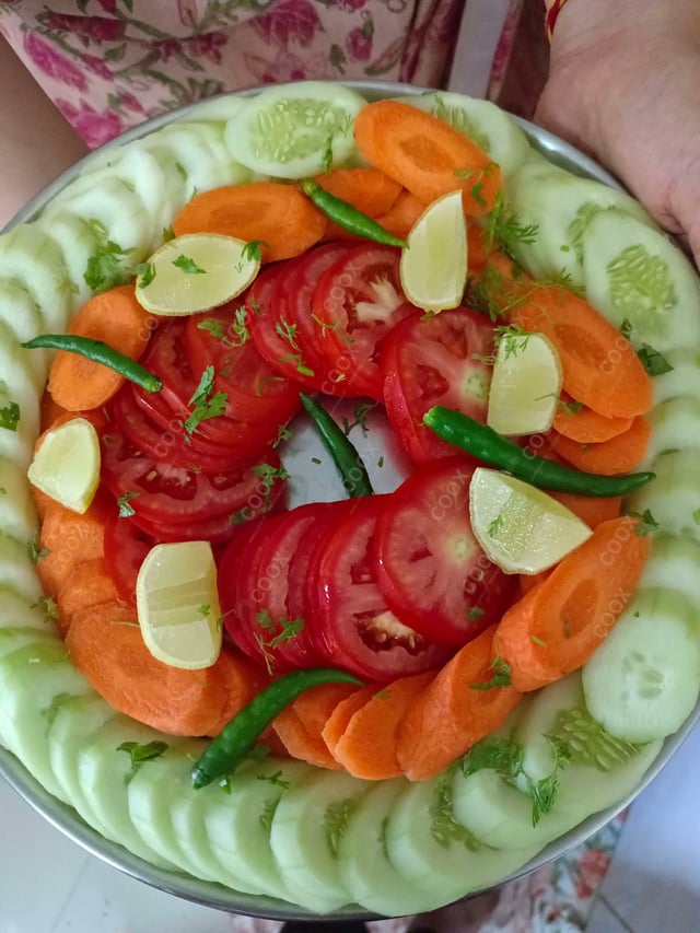 Delicious Salad, Papad prepared by COOX