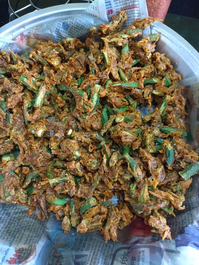 Delicious Kurkuri Bhindi prepared by COOX