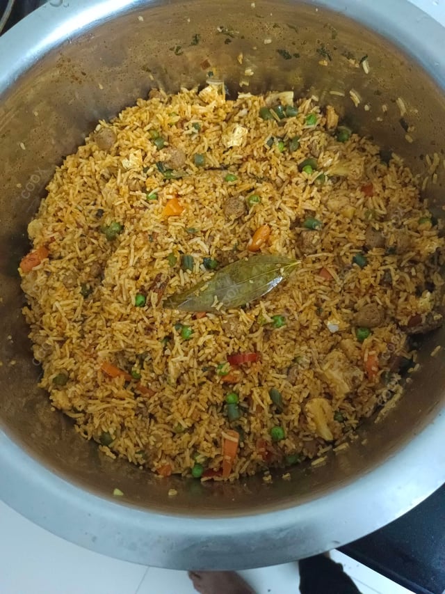 Delicious Veg Biryani prepared by COOX