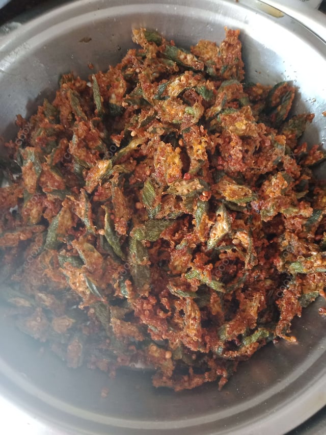 Delicious Kurkuri Bhindi prepared by COOX