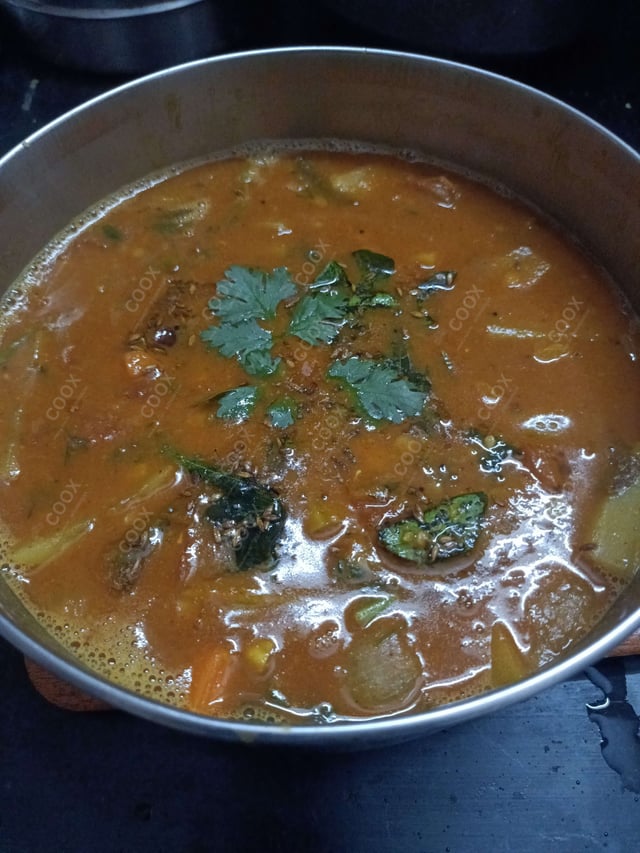 Delicious Sambhar prepared by COOX