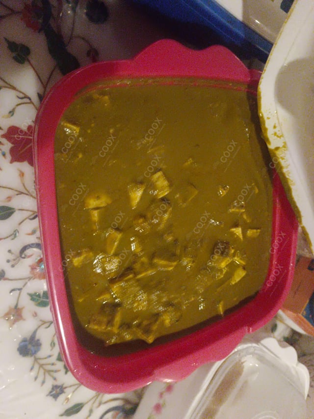 Delicious Palak Paneer prepared by COOX