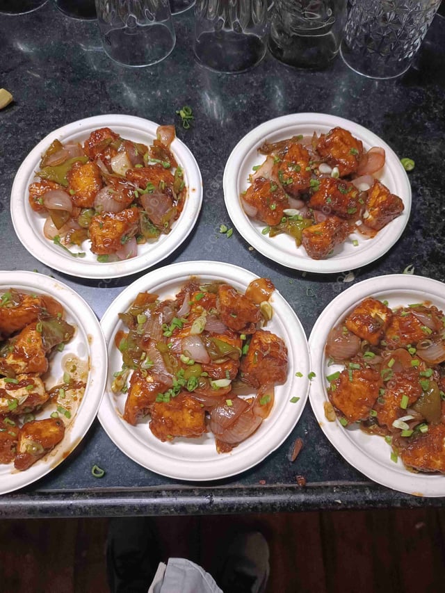 Delicious Chilli Paneer (Dry) prepared by COOX