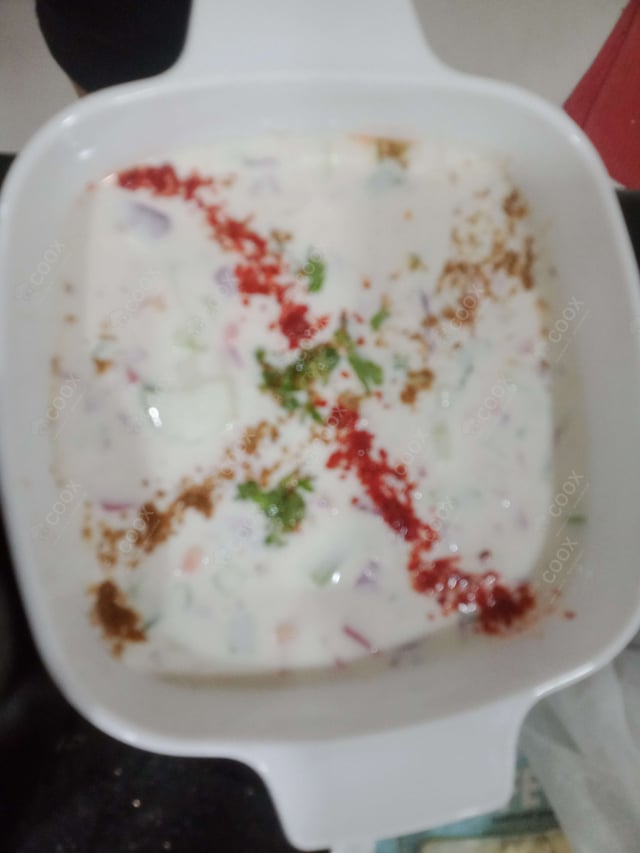 Delicious Mix Veg Raita prepared by COOX