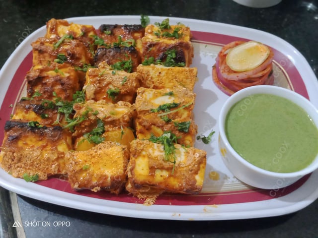 Delicious Paneer Tikka prepared by COOX