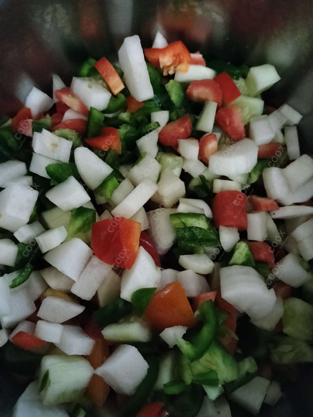 Delicious Salad, Papad prepared by COOX