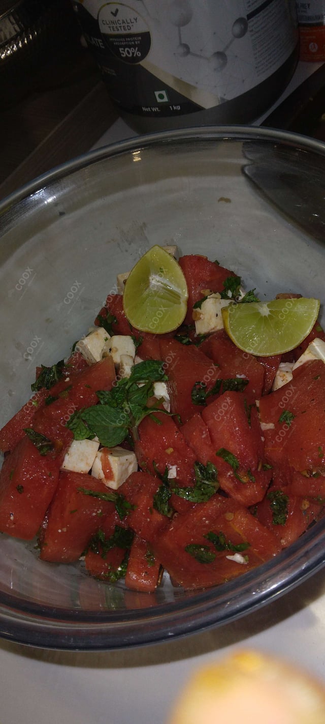 Delicious Watermelon Feta Salad prepared by COOX