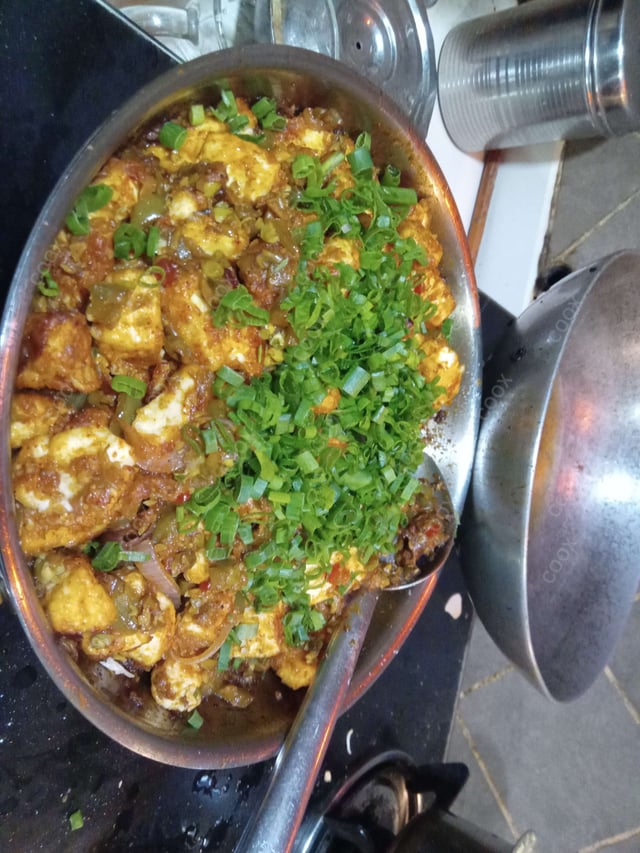 Delicious Chilli Paneer (Dry) prepared by COOX