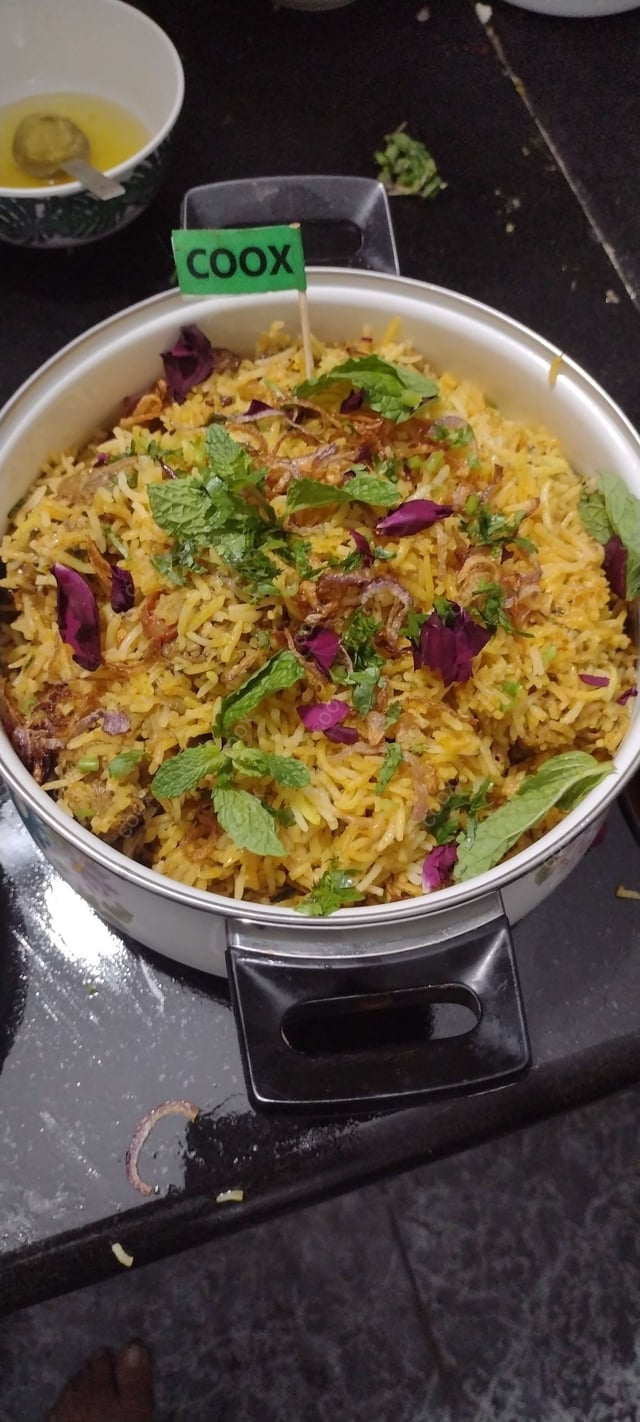 Delicious Mutton Biryani prepared by COOX