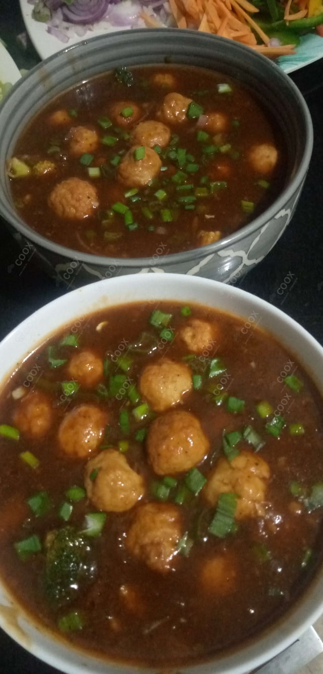 Delicious Chicken Manchurian (Gravy) prepared by COOX