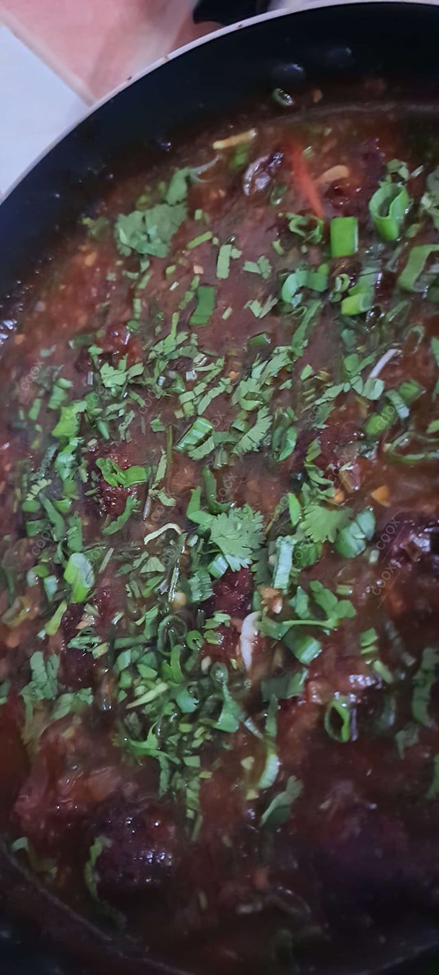 Delicious Veg Manchurian (Gravy) prepared by COOX