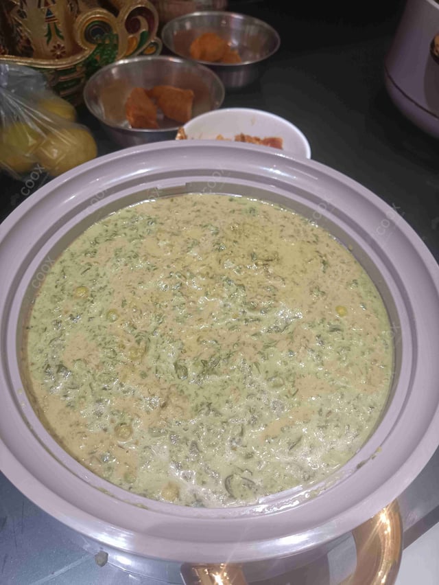 Delicious Methi Matar Malai prepared by COOX