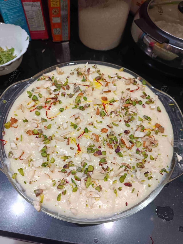 Delicious Phirni prepared by COOX