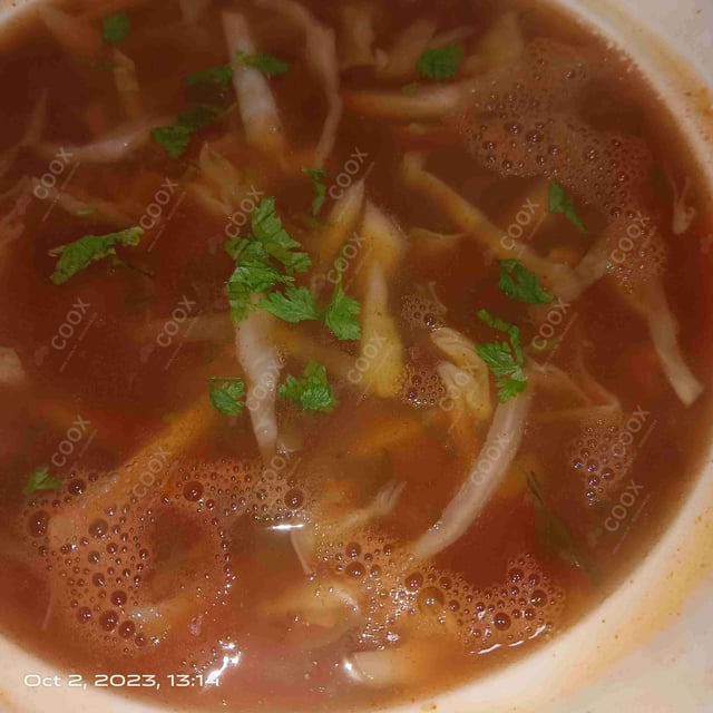 Delicious Hot & Sour Soup prepared by COOX