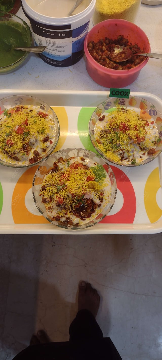 Delicious Aloo Tikki Chaat prepared by COOX