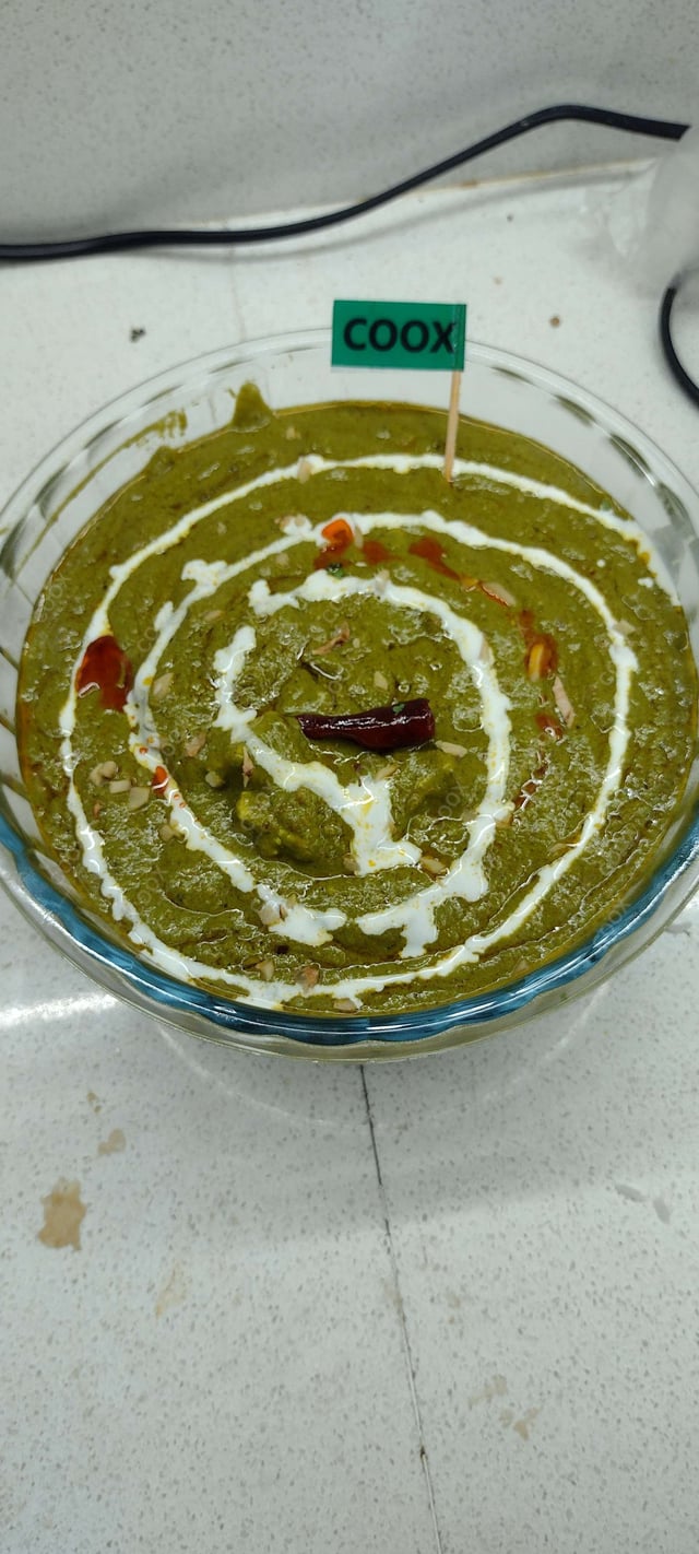 Delicious Palak Paneer prepared by COOX