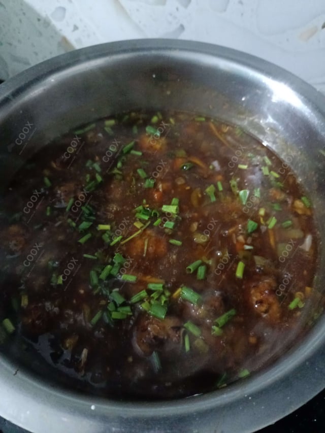 Delicious Veg Manchurian (Gravy) prepared by COOX